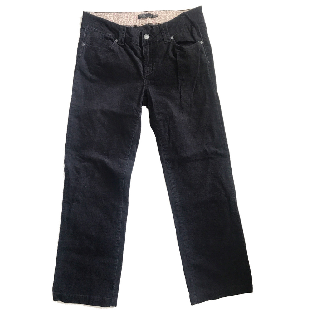 Prana Black Crossing Cord Pants - Size 8